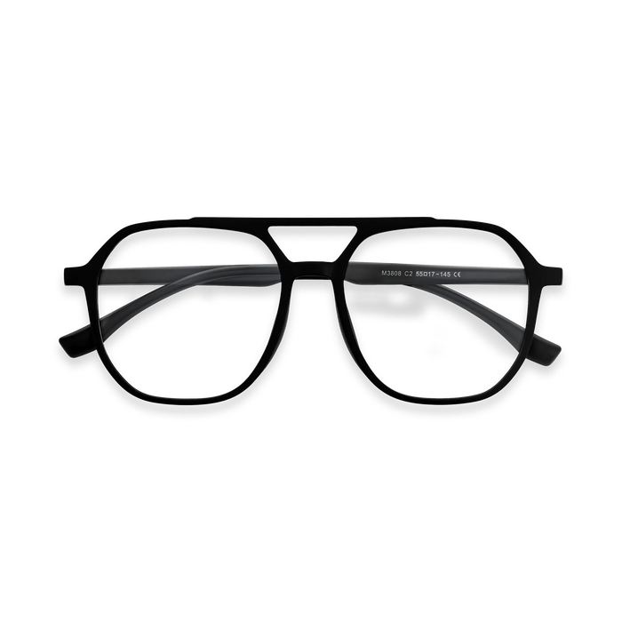 Brantley Black Aviator Glasses 1