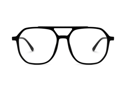 Brantley Black Aviator Glasses 2
