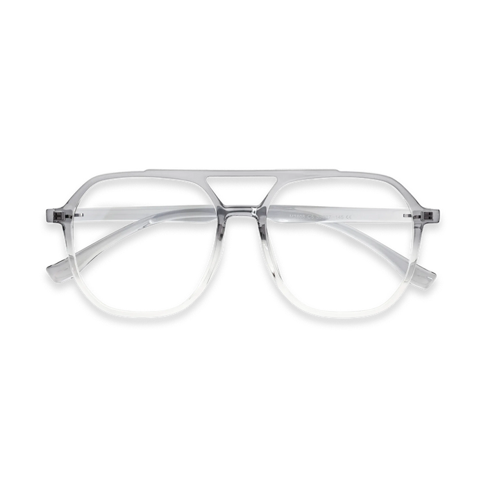 Brantley Grey Gradient Aviator Glasses 1