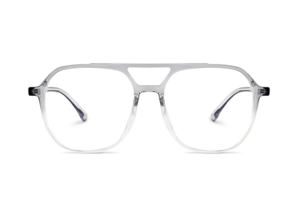 Brantley Grey Gradient Aviator Glasses 2