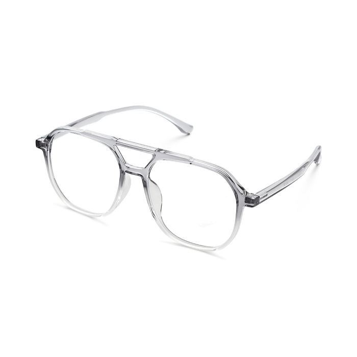 Brantley Grey Gradient Aviator Glasses 3