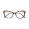 Brenda Tortoise & Warm Brown Women's Cat Eye Glasses 1