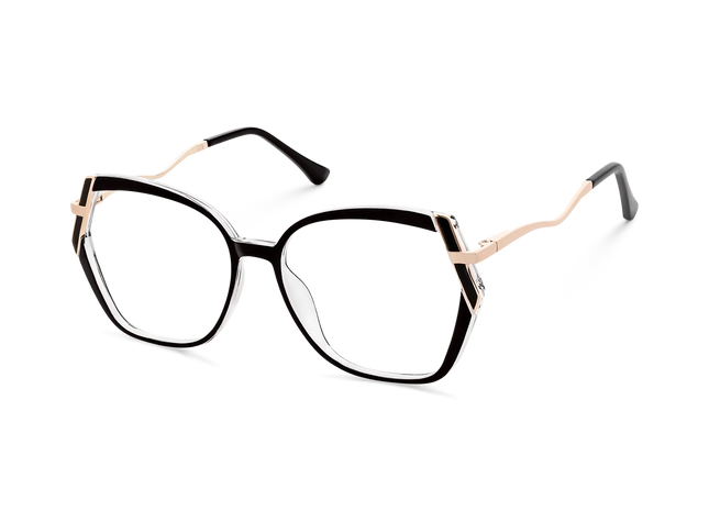 Cataleya Gold/Black Women's Glasses 3