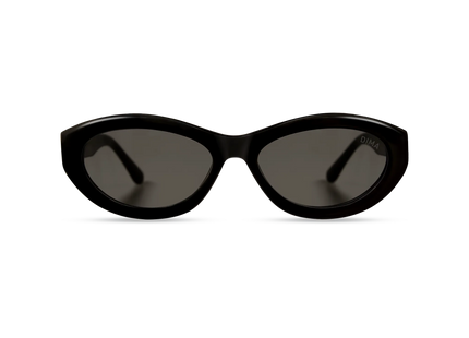 DIMA Eyewear Audra Black Frame Grey Lens 1