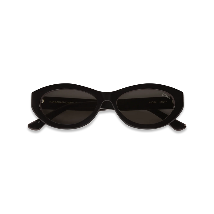 DIMA Eyewear Audra Black Frame Grey Lens 2