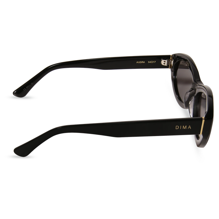 DIMA Eyewear Audra Black Frame Grey Lens 4