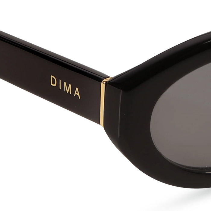 DIMA Eyewear Audra Black Frame Grey Lens 5