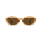 DIMA Eyewear Audra Crystal Brown Frame Brown Lens 1