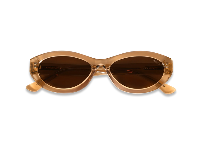 DIMA Eyewear Audra Crystal Brown Frame Brown Lens 2
