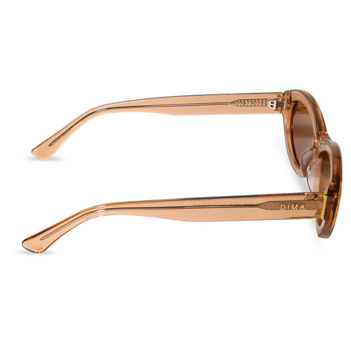 DIMA Eyewear Audra Crystal Brown Frame Brown Lens 4