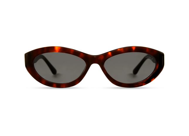 DIMA Eyewear Audra Dark Tortoise Frame Grey Lens 1