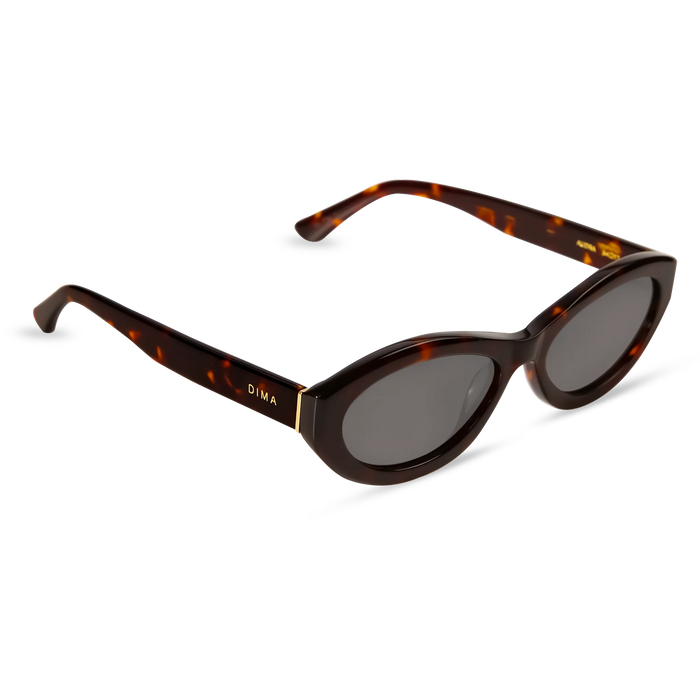 DIMA Eyewear Audra Dark Tortoise Frame Grey Lens 3