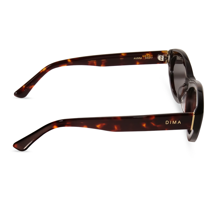 DIMA Eyewear Audra Dark Tortoise Frame Grey Lens 4