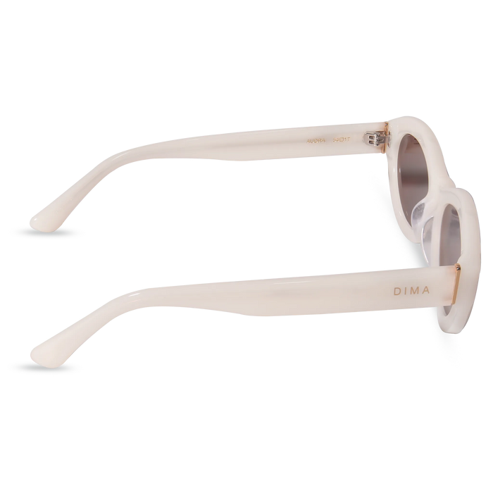 DIMA Eyewear Audra Milky White Frame Brown Lens 4