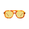 DIMA Eyewear Flare Havana Frame Yellow Lens 1