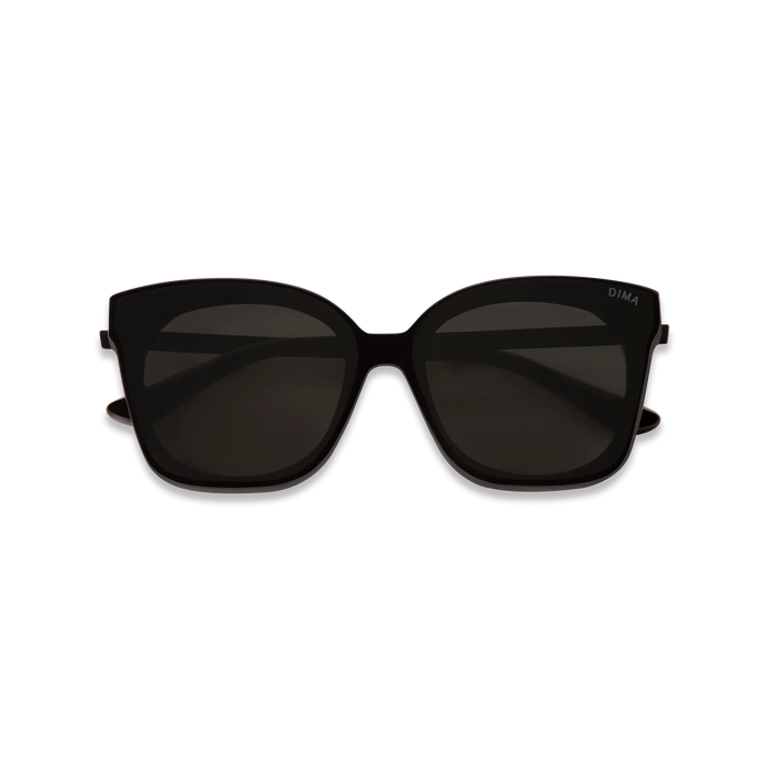 DIMA Eyewear Lulu Black Frame Grey Lens 2