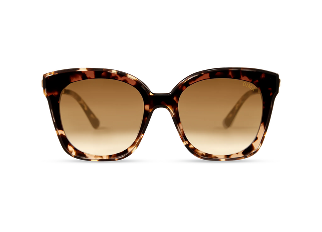 DIMA Eyewear Lulu Espresso Tortoise Frame Brown Gradient Lens 1