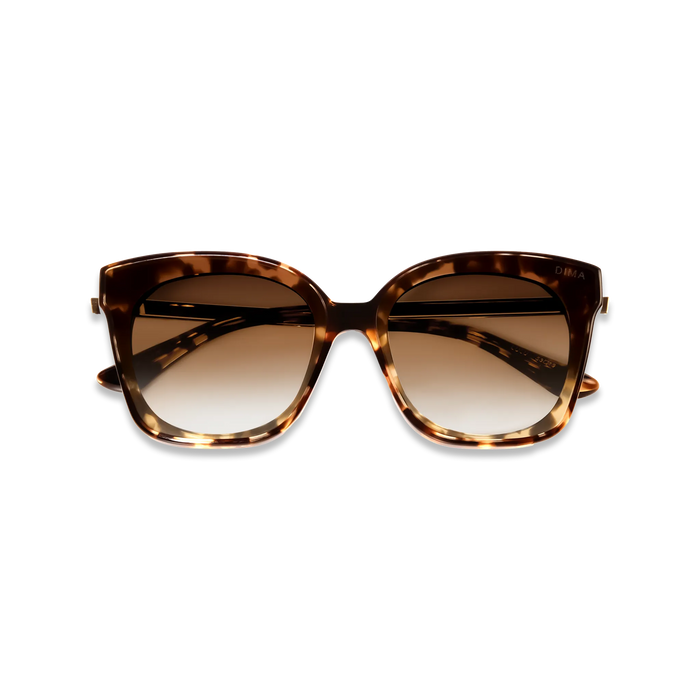 DIMA Eyewear Lulu Espresso Tortoise Frame Brown Gradient Lens 2
