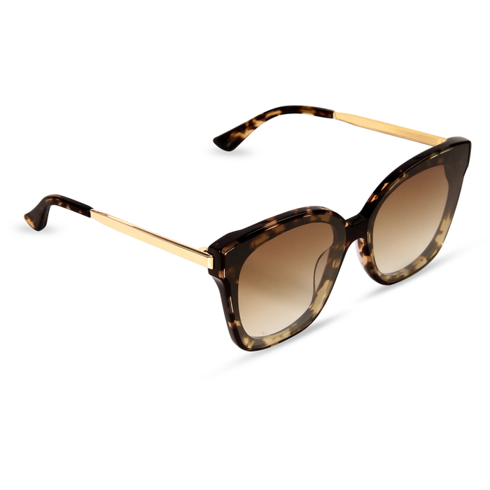 DIMA Eyewear Lulu Espresso Tortoise Frame Brown Gradient Lens 3