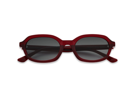 DIMA Eyewear Rayna Crystal Red Frame Grey Gradient Lens 2