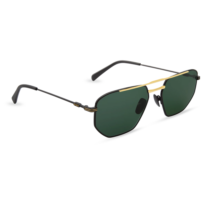 DIMA_Eyewear_Rydar_Black_W_Gold_Bar_Frame_Green_Lens_3