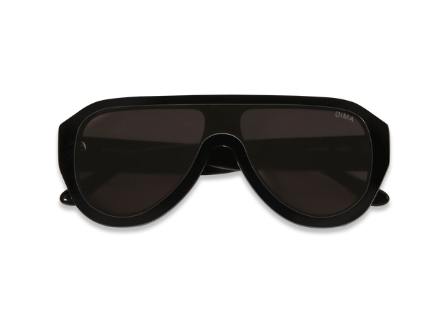 DIMA Eyewear Saffron Black Frame Grey Lens 2
