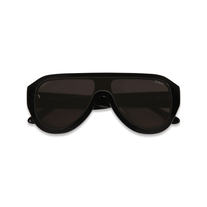 DIMA Eyewear Saffron Black Frame Grey Lens 2