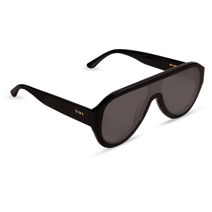 DIMA Eyewear Saffron Black Frame Grey Lens 3