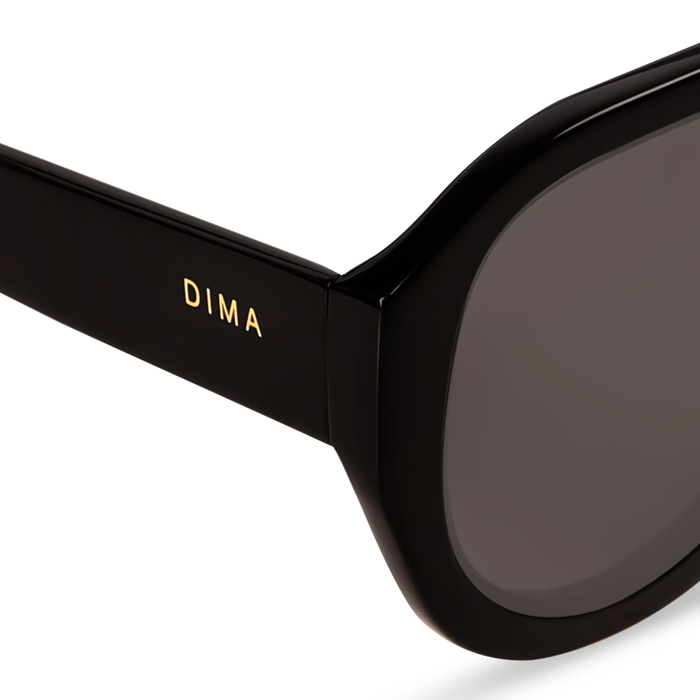 DIMA Eyewear Saffron Black Frame Grey Lens 5