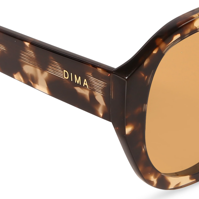 DIMA Eyewear Saffron Espresso Tortoise Frame Brown Gradient Lens 5