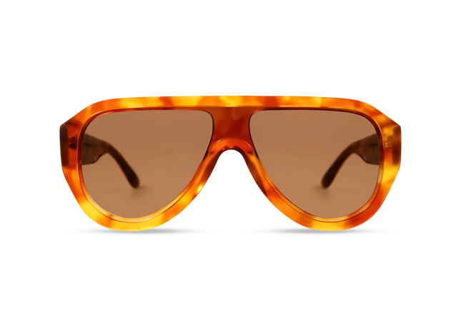 DIMA Eyewear Saffron Havana Frame Brown Lens 1