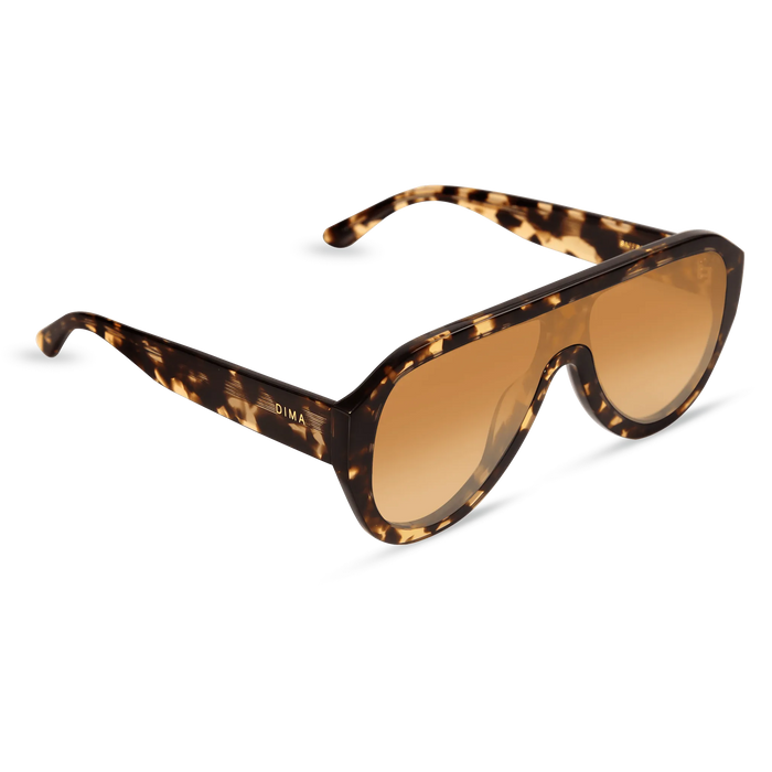 DIMA Eyewear Saffron Smoky Tortoise Frame Grey Lens 3