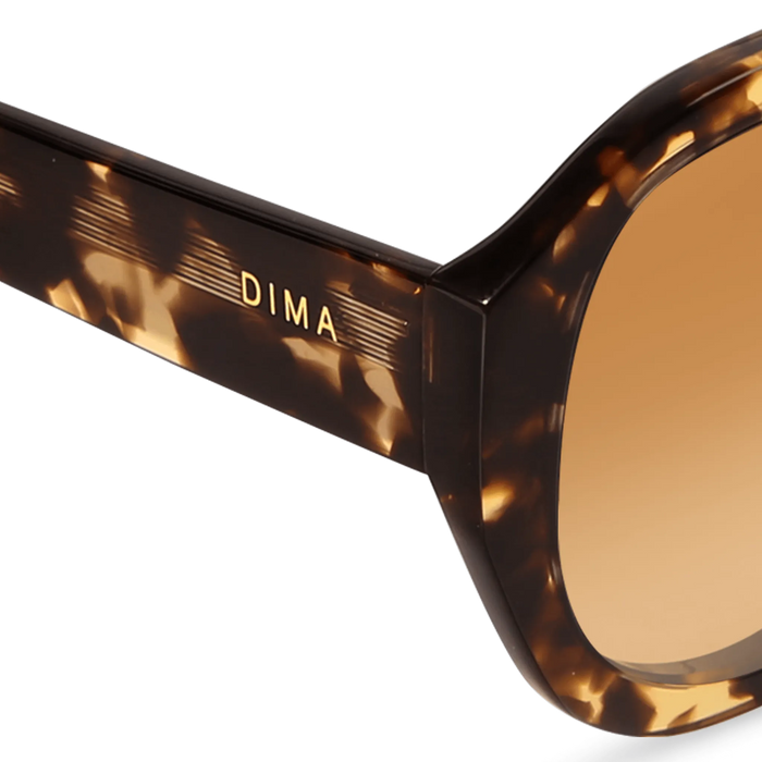 DIMA Eyewear Saffron Smoky Tortoise Frame Grey Lens 5