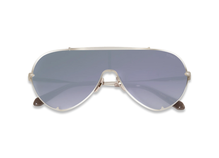 DIMA Eyewear Skyra Silver Crystal Grey Frame Grey Gradient Mirror Lens 2