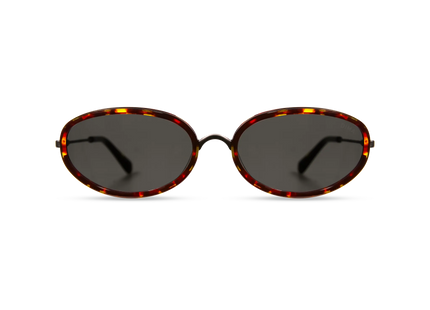 DIMA Eyewear Solis Black Dark Tortoise Frame Grey Lens 1