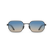 DIMA Sunglasses Crux Black Frame Blue Yellow Faded Lens 1