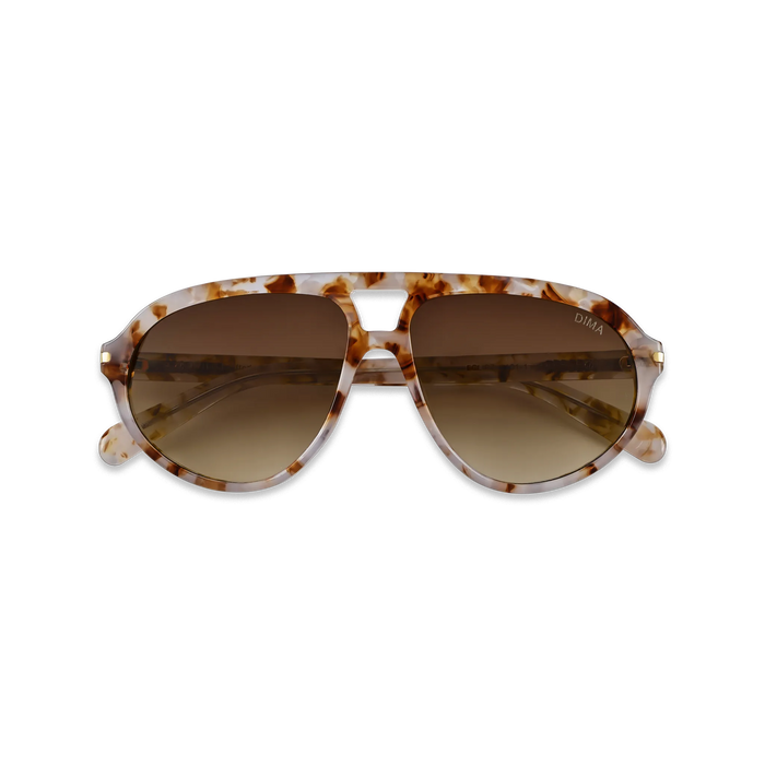 DIMA Sunglasses Eclipz Brown Pearl Frame Brown Gradient Lens 2