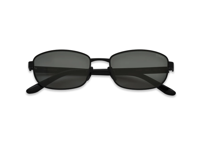 DIMA Sunglasses Glint Black Frame Grey Lens 2