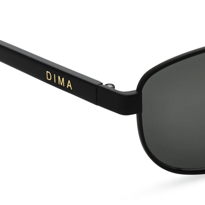 DIMA Sunglasses Glint Black Frame Grey Lens 5
