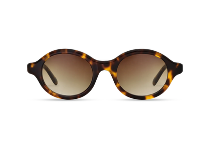 Dima Eyewear Aila Amber Tortoise Frame Brown Gradient Lens 01