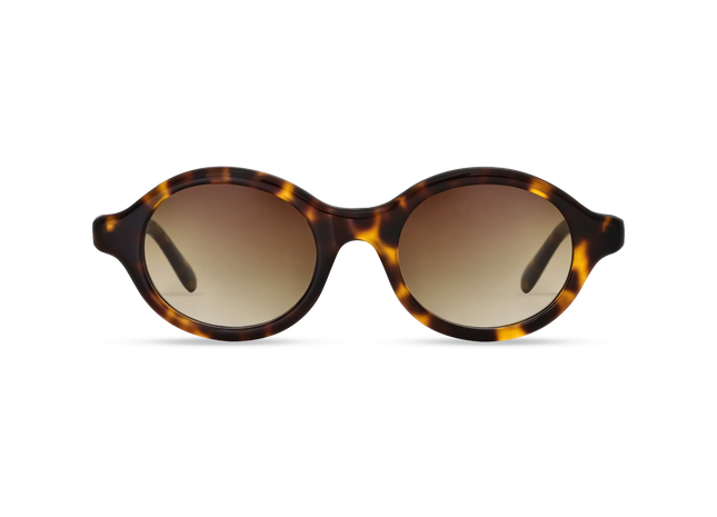 Dima Eyewear Aila Amber Tortoise Frame Brown Gradient Lens 01