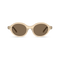 Dima Eyewear Aila Crystal Brown Pearl Demi Frame Brown Lens 1
