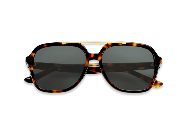 Dima Eyewear Vista Brown Tortoise Frame Grey Lens 2