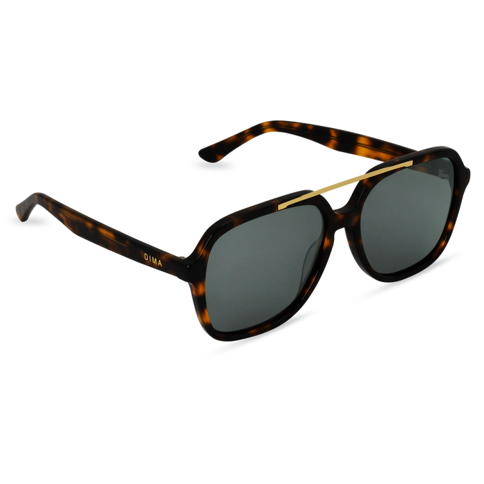 Dima Eyewear Vista Brown Tortoise Frame Grey Lens 3