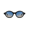 Dima Sunglasses Aila Black Frame Blue Yellow Faded Lens 1