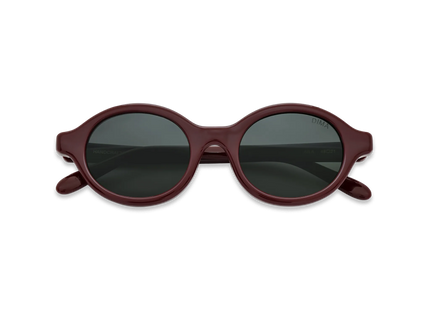 Dima Sunglasses Aila Burgundy Frame Grey Lens 2