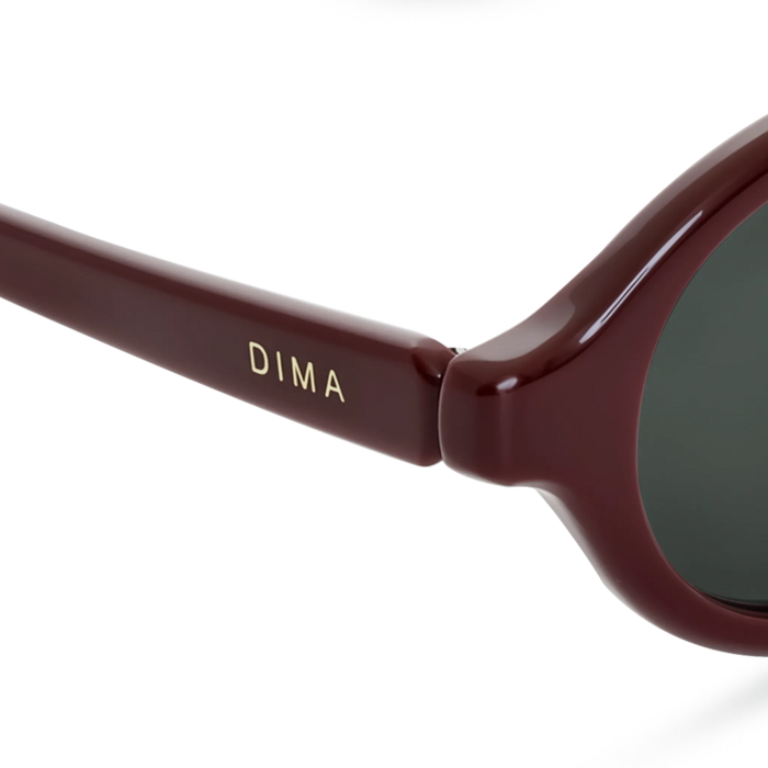 Dima Sunglasses Aila Burgundy Frame Grey Lens 5