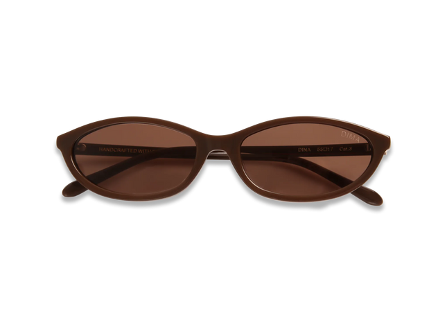 Dima Sunglasses Dina Brown Frame Brown Lens 2