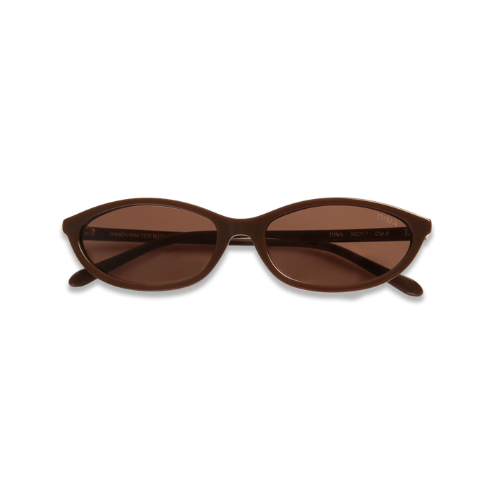 Dima Sunglasses Dina Brown Frame Brown Lens 2