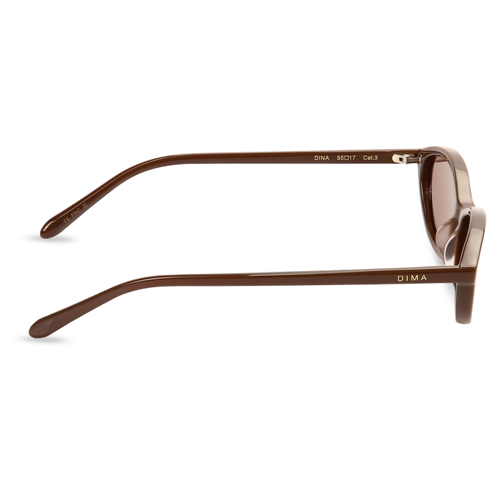 Dima Sunglasses Dina Brown Frame Brown Lens 4